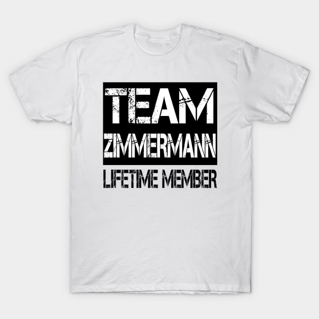 TEAM ZIMMERMANN LIFETIME MEMBER T-Shirt by BevGep